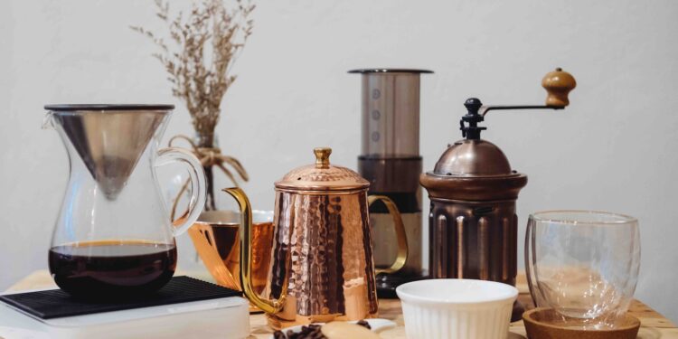 A imagem mostra um cantinho do café.